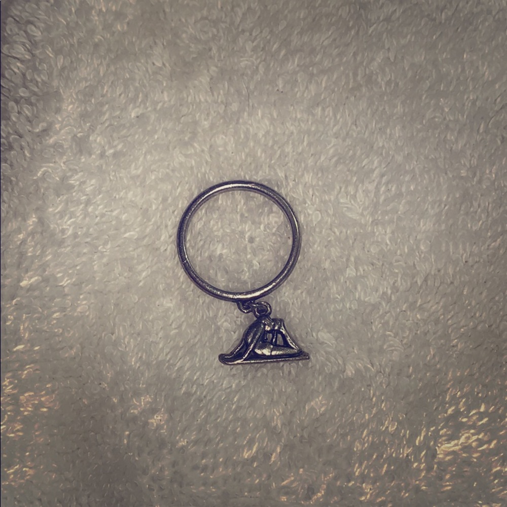 Size 6.5 gymnast charm ring